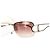 Gafas de sol tintadas oro rosa rojo Christian Dior 3YGKW - vista 2