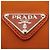 Prada Orange Tessuto Nylon Logo Umhängetasche - Ansicht 9