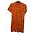 Vestido Hermès de algodón naranja