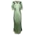 Autre Marque Rixo Annina Lace Trim Midi Dress in Green Viscose Cellulose fibre  ref.1965533