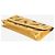 Dries Van Noten Clutch in jacquard floreale verde e oro - vista 4