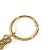 Portachiavi in metallo dorato Chanel D'oro - vista 7