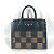 Borsa City Steamer PM Monogramma Reverse Louis Vuitton Marrone Nero