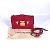 Borsa Clutch Petite Malle in Monogram Vernis Louis Vuitton Rosso Fuschia - vista 11