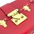 Borsa Clutch Petite Malle in Monogram Vernis Louis Vuitton Rosso Fuschia - vista 8