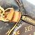 Borsa Keepall Bandoulière 45 della collaborazione Louis Vuitton Monogram Christopher Nemeth Marrone - vista 8