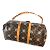 Borsa Keepall Bandoulière 45 della collaborazione Louis Vuitton Monogram Christopher Nemeth Marrone - vista 9
