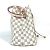 Borsa a Spalla Bucket NeoNoe Damier Azur di Louis Vuitton Rosa Bianco - vista 2