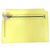 Hermès Monedero de cuero de cabra amarillo Hermes