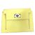 Hermès Monedero de cuero de cabra amarillo Hermes - vista 9