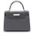 Hermès Hermes Kelly 28 Ardoise Handbag Grey Leather