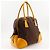 Prada Canvas Mini Boston Tote Bag Braun - Ansicht 3
