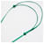 Hermès Collier en soie laquée Hermes 052880FL Vert  - vue 7