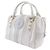 Céline Borsa a mano Celine Mini Boston in nylon, tela e pelle Bianco - vista 2