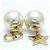 Orecchini Tribal Dior Placcati Oro D'oro - vista 4
