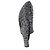 Chanel Wool Nylon Tweed No Collar Zip Jacket 34 Black