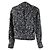 Chanel Wool Nylon Tweed No Collar Zip Jacket 34 Black - view 2