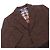Abrigo de tweed marrón JUNYA WATANABE MAN COMME des GARCONS S Castaño - vista 2