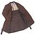 Abrigo de tweed marrón JUNYA WATANABE MAN COMME des GARCONS S Castaño - vista 3