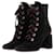 PRADA Stivaletti T.EU 39 Camoscio Nero