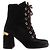 PRADA Stivaletti T.EU 39 Camoscio Nero - vista 2