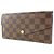 Louis Vuitton Damier Canvas Sarah Wallet N63209 Brown - view 2