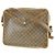 Céline Borsa a Spalla in PVC Celine Macadam Marrone - vista 2