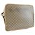 Céline Borsa a Spalla in PVC Celine Macadam Marrone - vista 3