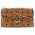 MCM Tracy Borsa Media a Spalla in Pelle PVC Marrone