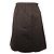 Falda Mini de Nylon Zucca Fendi Castaño