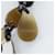 Hermès Hermes Teardrop Necklace Buffalo Horn Silver 925 Brown  - view 5
