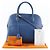 Hermès Borsa Hermes Bolide 37 in pelle Clémence blu - vista 12