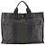 Hermès Hermes Nylon Canvas Tote Bag Grau