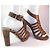 Gianvito Rossi sandali con tacco Marrone - vista 3