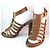 Gianvito Rossi sandali con tacco Marrone - vista 5