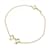 Tiffany & Co Pulseira charm coração duplo amoroso Tiffany Ouro amarelo  ref.1968182