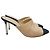 Chanel 2020 Interlocking CC Logo Mules Sz.40 Beige