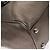 Borsa a mano in pelle Gancini di Salvatore Ferragamo Argento Auth kk412 - vista 11