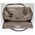 Borsa a mano in pelle Gancini di Salvatore Ferragamo Argento Auth kk412 - vista 15