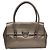 Borsa a mano in pelle Gancini di Salvatore Ferragamo Argento Auth kk412 - vista 2
