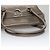 Borsa a mano in pelle Gancini di Salvatore Ferragamo Argento Auth kk412 - vista 7