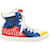 Sneakers alte con borchie Dsquared2 Multicolore  - vista 1