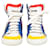 Sneakers alte con borchie Dsquared2 Multicolore  - vista 3