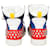 Sneakers alte con borchie Dsquared2 Multicolore  - vista 5