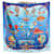Hermès Carré 90 Paz Universal en soie Hermes Bleu  ref.1969305