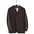 Franck Namani Braune Wolljacke