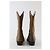 Anine Bing Botas western de couro marrom - vista 2
