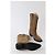 Anine Bing Botas western de couro marrom - vista 8