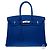 Hermès Bolso HERMES Birkin 35 en Cuero Azul - 102412 - vista 3