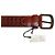 Henry Béguelin Henry Beguelin Brandy Cross gewaschener Leder Gürtel Braun - Ansicht 5